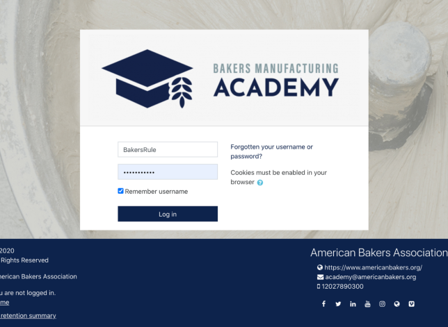 Bakers Manufacturing Academy