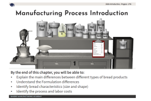 Bread manufacturing